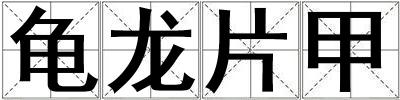 龜龍片甲
