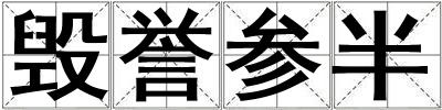 毀譽參半