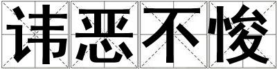 諱惡不悛