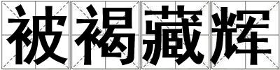 被褐藏輝