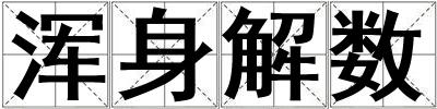 渾身解數