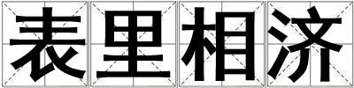 表里相濟