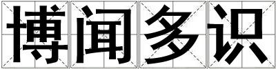 成語(yǔ)博聞多識(shí) 博聞多識(shí)