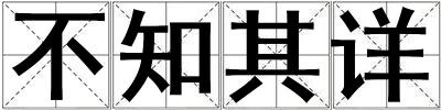 不知其詳