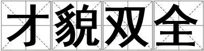 才貌雙全