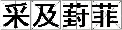 采及葑菲