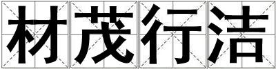 材茂行潔