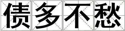 債多不愁