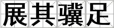 展其驥足