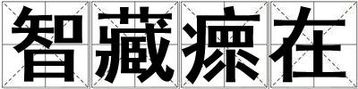 成語(yǔ)智藏瘝在 智藏瘝在