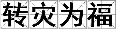 轉(zhuǎn)災(zāi)為福