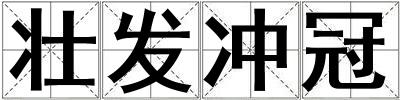 壯發沖冠
