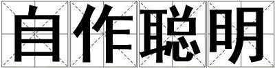 自作聰明