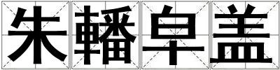 朱轓皁蓋