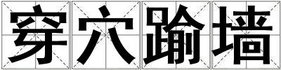 穿穴踰墻