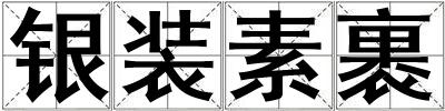 成語銀裝素裹 銀裝素裹