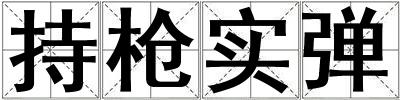 持槍實彈