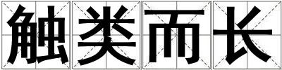 觸類而長
