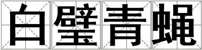 白璧青蠅
