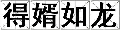 得婿如龍