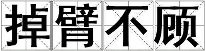 掉臂不顧