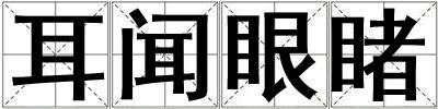 耳聞眼睹