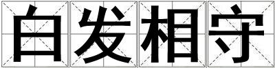 白發相守