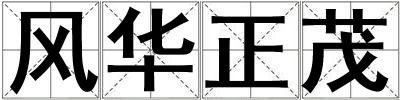 風(fēng)華正茂