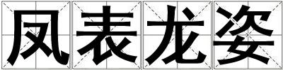 鳳表龍姿