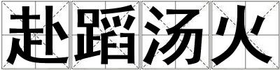 赴蹈湯火