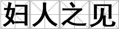 婦人之見
