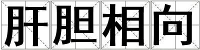 肝膽相向